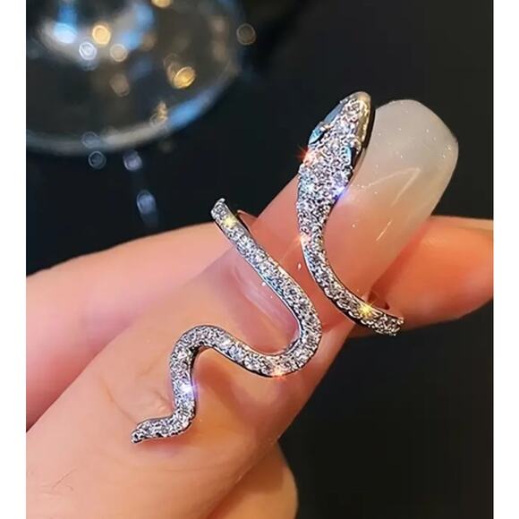 Taylor Swift Jewelry - Bling Aqjustable Snake Ring Reputation vibes Rep Eras Swiftie